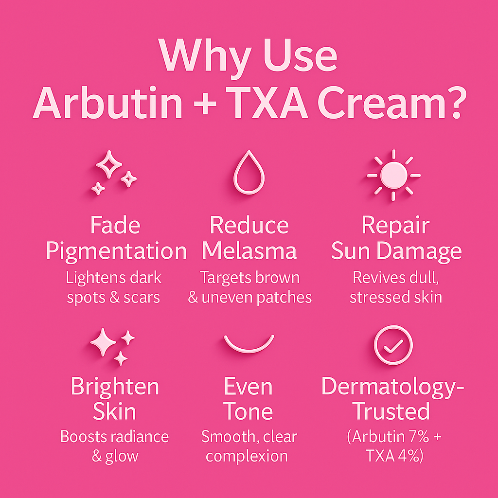 arbutin 7.0 glutathione cream + TXA 4.0 CREAM: Illuminate Your Skin TOSOWOONG Arbutin 7% Glutathione Cream,