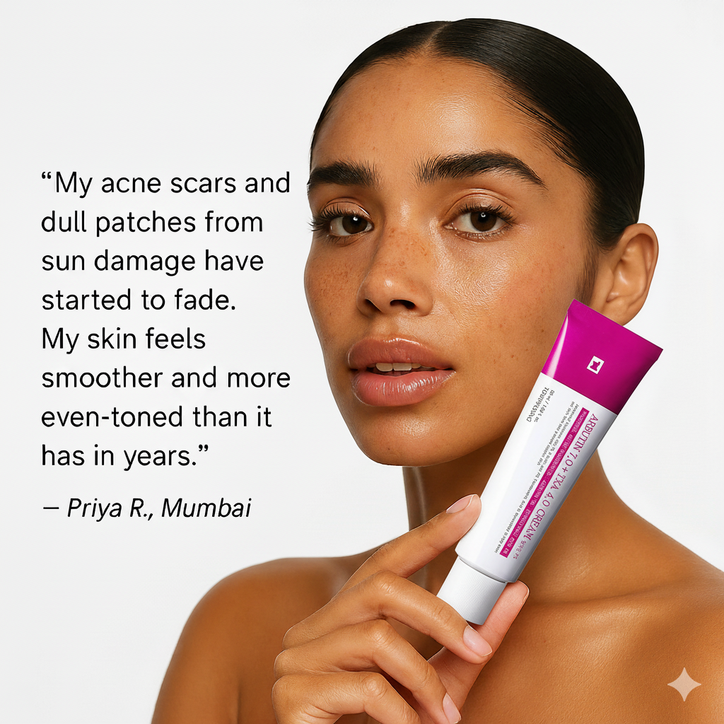 Arbutin 7% + Tranexamic Acid 4% Brightening Cream – 50ml – Tru Molecules